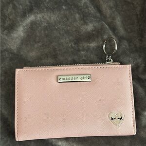 Madden Girl Blush Pink Key & Card Holder